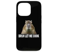 Meme Lover Gen Alpha Slang Bruh Let Me Cook Capybara Custodia per iPhone 13 Pro