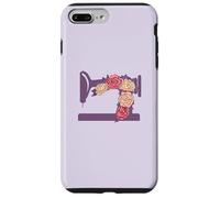Meme per cucire macchina da cucire con fiori floreali sul retro Custodia per iPhone 7 Plus/8 Plus