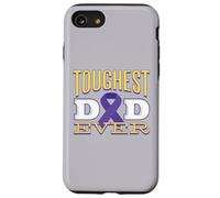 Meme per la consapevolezza del cancro al pancreas per il papà più duro di sempre Custodia per iPhone SE (2020) / 7/8