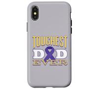 Meme per la consapevolezza del cancro al pancreas per il papà più duro di sempre Custodia per iPhone X/XS