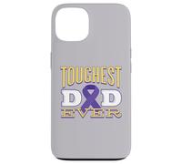 Meme per la consapevolezza del cancro al pancreas per il papà più duro di sempre Custodia per iPhone 13