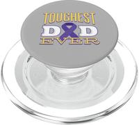 Meme per la consapevolezza del cancro al pancreas per il papà più duro di sempre PopSockets PopGrip per MagSafe