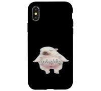Meme Pibble Wash My Belly Funny Custodia per iPhone X/XS