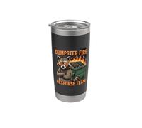 Meme Raccoon del Dumpster Fire Response Team Bicchiere termico in acciaio inox doppia parete