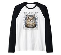 Meme Rage Consumes Me Staring Cat, Divertente e Stupido Maglia con Maniche Raglan