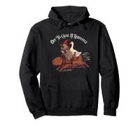 Meme Retro Vintage Kerfuffle Capybara Raccoon Duck Frog Felpa con Cappuccio