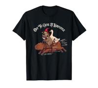 Meme Retro Vintage Kerfuffle Capybara Raccoon Duck Frog Maglietta
