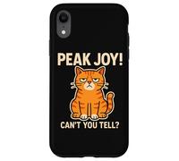 Meme Sarcastic Peak Joy Cat Non riesci a capire un umore divertente e scontroso Custodia per iPhone XR