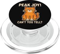 Meme Sarcastic Peak Joy Cat Non riesci a capire un umore divertente e scontroso PopSockets PopGrip per MagSafe