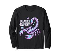 Meme Scorpione Divertenti Deadly Sweet Maglia a Manica