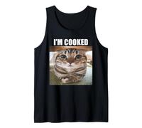 Meme Silly Staring Cat I'm Cooked Canotta