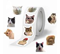 Meme Sticker | 500 pezzi divertenti adesivi impermeabili - Giocattolo di novità per auto, laptop, bottiglia e giocattoli di novità per adolescenti, bambini, famiglia e amici