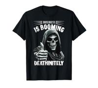 Meme Style Grim Reaper We Will Meet One Day Deathinitely Maglietta