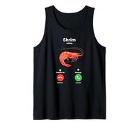 Meme sulla telefonata di Shrim Calling Funny Shrimp Canotta