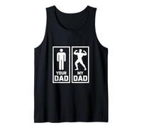 Meme umoristici tuo padre è normale e mio padre è un bodybuilder Canotta