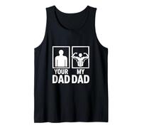 Meme umoristici tuo padre è normale e mio padre è un bodybuilder Canotta
