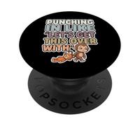 Meme virale di Internet animale farcito della scimmia del bambino che perfora PopSockets PopGrip Adesivo