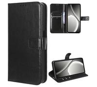 MEMELOKA Cover per DOOGEE Blade 20 PRO/Blade 20 Play, Interno TPU Antiurto e Premium PU Flip Wallet Custodia con Slot per Scheda [Magnetica a Scatto][Funzione di Supporto] - Nero