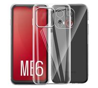 MEMELOKA Cover per Emporia ME6/Emporia E6/Emporia Smart 6, Sottile Morbida Silicone TPU Anti-ingiallimento Custodia Emporia E6/Emporia ME6[Antigraffio][Anti-impronte] - Trasparente