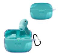 MEMELOKA Custodia Compatibile con JBL Wave Beam 2, Antiurto in Silicone Morbido con Portachiavi Case Protettiva per JBL Wave Beam 2, Trasparente