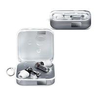 MEMELOKA Custodia Compatibile con Nothing Ear 3/Nothing Ear 2025, Antiurto in Silicone Morbido con Portachiavi Case Protettiva per Nothing Ear 3/Nothing Ear 2025, Trasparente