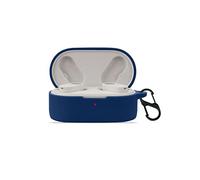 MEMELOKA Custodia Compatibile con OnePlus Nord Buds 2, Antiurto in Silicone Morbido con Portachiavi Case Protettiva per OnePlus Nord Buds 2, Blu