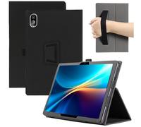 MEMELOKA Custodia per Acer Iconia Tab V11 (V11-11-81BJ), Leggera e Sottile Custodia in Pelle PU con Cinturino da Polso, Morbido Cover con Funzione di Supporto, Nero