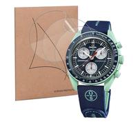 MEMELOKA Pellicola per Omega X Swatch Bioceramic Moonswatch 32mm, 3 Pezzi HD AntiGraffio Pellicola Protettiva TPU Flessibile, Sensibile al Tatto e Senza Bolle con Cornice di Allineamento