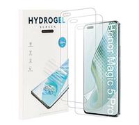 MEMELOKA Pellicola Protettiva per Honor Magic 5 Pro 5G, Flessibile TPU HD Hydrogel Pellicola, Sensibile al Tatto e Senza Bolle, Copertura Completa e Anti-Graffio Film