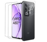 MEMELOKA Pellicola Protettiva per OPPO A80 5G con Pellicola Fotocamera, [2+2 Pezzi] Durezza 9H HD Anti-Graffio[Senza Bolle][Anti-Impronta] Vetro Temperato per OPPO A80 5G