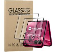 MEMELOKA Vetro Temperato per Motorola Razr 60 Ultra/Razr+ 2025, 2 Pezzi [Anti-Impronta][Senza Bolle][Alta Sensibilità] Durezza 9H Antigraffio HD Pellicola Protettiva