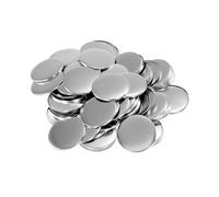 MEMEM 58mm 100set fai da te bottone a spillo vuoto materiale distintivo magneti for frigorifero mini morrore che fanno parti punzonatrice forniture for macchine compatibili e multiuso(Badge)
