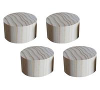 MEMEM Alzata for mobili, rialzo for mobili da 6 cm di diametro, gambe for mobili, piedini morbidi for mobili, sollevatori for piedini in legno for mobili(10cm)