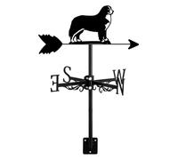 MEMEM Banderuola a Forma di Animale con Supporto sul Tetto, Decorazione Creativa for la casa, Ornamento, Regalo for Gazebo da Giardino, Cortile, Fattoria all'aperto(Bernese Mountain Dog)