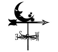 MEMEM Banderuola Decorativa con Personaggi delle Fiabe, indicatore di direzione for banderuola da Tetto, Facile da installare su Tetto, Cortile, Giardino e all'aperto.(Moon)