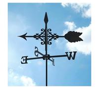 MEMEM Banderuola segnavento a Freccia Rinforzata for Giardino, banderuola segnavento in Ferro for Giardino, Patio, Cortile, Decorazione for Tetto(Arrow Ornament)