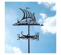 MEMEM Banderuola segnavento con Decorazione a Forma di Barca a Vela, Strumento di misurazione for Giardino, indicatore di direzione del Cortile, Facile da Montare.(Dragon Boat)