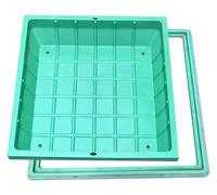 MEMEM Coperchio for Fossa settica da Giardino con Base, Coperchio for Fossa settica in Resina Tondo/Quadrato, for Fossa settica da Giardino, pavimentazione in Erba.(WxL/70x70cm)