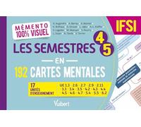 Mémento 100% visuel Les semestres 4-5 en 192 cartes mentales IFSI: 16 unités d'enseignement