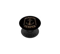 MEMENTO AUDERE SEMPER REGIA MARINA EDITION PopSockets PopGrip Adesivo
