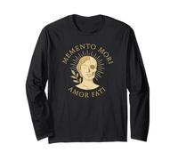Memento Mori Amor Fati Latino Stoico Citazione Maglia a Manica