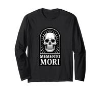 Memento Mori Amor Fati Latino Stoico Citazione Maglia a Manica