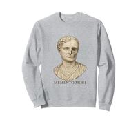 Memento Mori Busto Romano Filosofia Stoica Latina Felpa