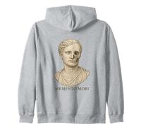 Memento Mori Busto Romano Filosofia Stoica Latina Felpa con Cappuccio