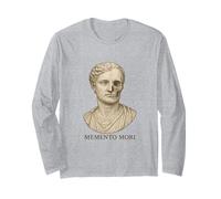 Memento Mori Busto Romano Filosofia Stoica Latina Maglia a Manica