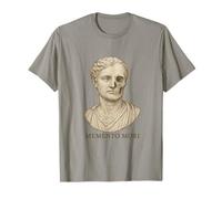 Memento Mori Busto Romano Filosofia Stoica Latina Maglietta