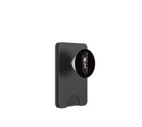 Memento Mori, decorazione a mezza faccia con rosa gotica, colore scuro PopSockets PopWallet per MagSafe