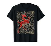 Memento Mori Faun Estetica Oscura Maglietta