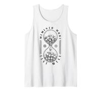 Memento Mori Live Well Skull Clessidra Stoica Stoicismo Teschi Canotta