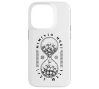 Memento Mori Live Well Skull Clessidra Stoica Stoicismo Teschi Custodia per iPhone 14 Pro